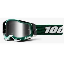 Off-Road Goggle 100% The Racecraft 2 model Milori Mirror silver lens (Also Included: Clear lens extra and Stack of Tear-Off extra) (LAST AVAILABLE)