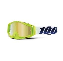 Off-Road Goggle 100% The Racecraft model GP21 Mirror gold lens (Also Included: Clear lens extra and Stack of Tear-Off extra) (LAST AVAILABLE)