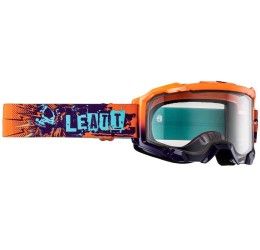 Off-Road Goggle Leatt Velocity 4.5 orange color - clear lens