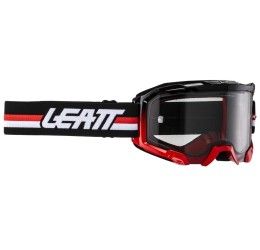 Off-Road Goggle Leatt Velocity 4.5 red-black color - colored lens