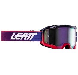Off-Road Goggle Leatt Velocity 4.5 Iriz model purple color - iridescent lens