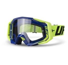 Off-Road Goggle UFO Mystic blue and neon yellow