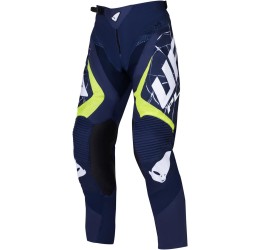 Pants cross enduro UFO Bullet blue-white-fluo yellow - MADE IN ITALY (LAST AVAILABLE)