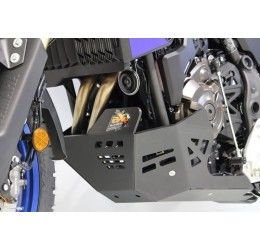 AXP Racing Adventure HDPE 8mm engine guard ENDURO black with linkage protecrion for Yamaha Ténéré 700 19-20 (Compatible with Euro4 model)