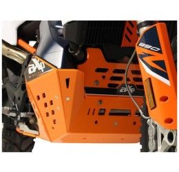 AXP Racing Adventure HDPE 8mm engine guard ENDURO orange for KTM 790 Adventure 19-25 - (Guard HARD ADVENTURE VERSION)