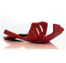 AXP Racing Xtrem HDPE 8mm engine guard ENDURO red with linkage protecrion for Beta RR 250 20-24