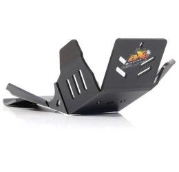 AXP Racing Xtrem HDPE 8mm engine guard ENDURO black with linkage protecrion for Beta RR 480 20-22