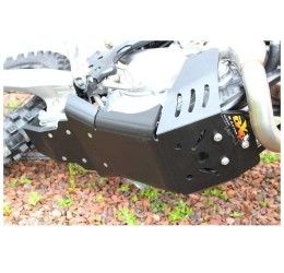 AXP Racing Xtrem HDPE 8mm engine guard ENDURO black with linkage protecrion for Husqvarna FE 450 17-23