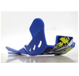AXP Racing Xtrem HDPE 8mm engine guard ENDURO blue with linkage protecrion for Sherco 250 SE 12-13