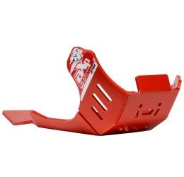 AXP Racing Xtrem HDPE 8mm engine guard ENDURO red with linkage protection for GasGas EC 250 F 24-25