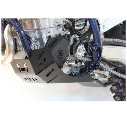AXP Racing Xtrem HDPE 8mm engine guard ENDURO black with linkage protection for Husqvarna FE 501 24-25