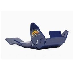 AXP Racing Xtrem HDPE 8mm engine guard ENDURO blue with linkage protection for Husqvarna TE 300 i 24-25