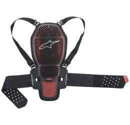 Back support Alpinestars Nucleon KR-1 Cell color Black-Red-Smoke