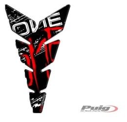 PUIG Adhesive Tank Protection Model One red - cod. 9141R - protects the bike from UV scratches and rays.