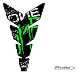 PUIG Adhesive Tank Protection Model One Verde - cod. 9141V - protects the motorcycle from UV scratches and rays.