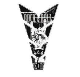 PUIG Adhesive Tank Protection Model Rock & Roll Black - Cod. 20595n - protects the bike from UV scratches and rays.