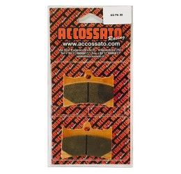 Front brake pads Accossato for Aprilia RS 125 99-05 ST Street sintered AGPA33ST