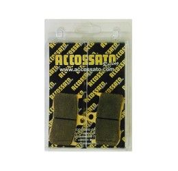Front brake pads Accossato for Triumph Street Triple 675 R 09-17 EV1 extreme racing AGPA38EV1