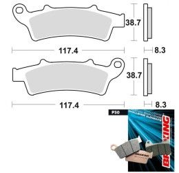 Front brake pads Braking for aprilia atlantic 125 03-11 P30 sintered scooter P30853
