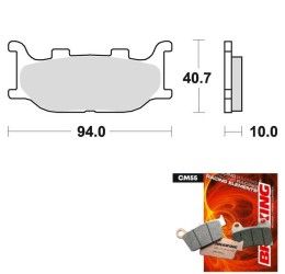 Front brake pads Braking for Yamaha FZ6 Fazer 04-06 CM55 sintered road 777CM55