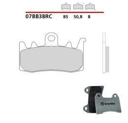 Front brake pads Brembo for Aprilia Caponord 1200 13-16 RC extreme racing 07BB38RC