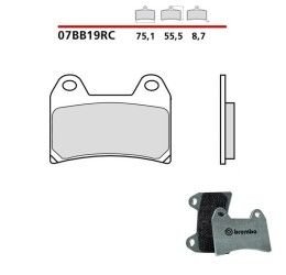 Front brake pads Brembo for Aprilia Dorsoduro 1200 ABS 12-15 RC extreme racing 07BB19RC