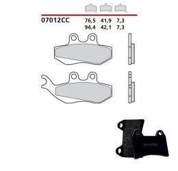 Front brake pads Brembo for Aprilia RS 50 99-05 Scooter carbon ceramic 07012