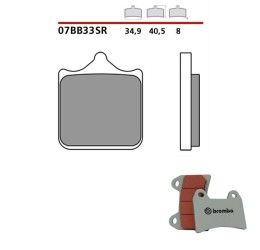 Front brake pads Brembo for Aprilia RSV 1000 01-04 SR Road/Racing 07BB33SR