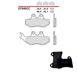 Front brake pads Brembo for Beta RR 50 Supermotard 05-13 Scooter carbon ceramic 07049