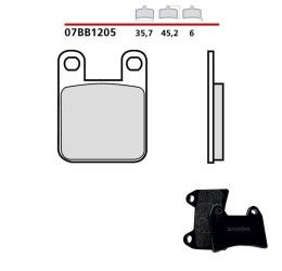 Front brake pads Brembo for Beta RR 50 Supermotard 09-14 | 16-17 Genuine parts Carbon Ceramic 07BB1205
