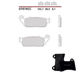 Front brake pads Brembo for BMW C 600 Sport 12-15 Scooter Genuine parts 07074