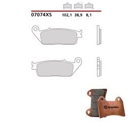 Front brake pads Brembo for BMW C 600 Sport 12-15 Scooter XS Sinter sinter 07074XS