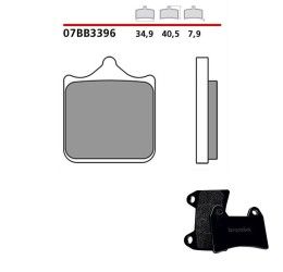 Front brake pads Brembo for Ducati 999 03-06 Genuine parts Carbon Ceramic 07BB3396