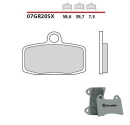 Front brake pads Brembo for GasGas TXT 250 PRO 12-14 SX sintered 07GR20SX