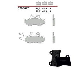 Front brake pads Brembo for Gilera Runner 180 99-02 Scooter carbon ceramic 07056CC