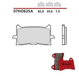 Front brake pads Brembo for Honda Africa Twin CRF 1000 L DCT 16-19 SA Road 07HO62SA