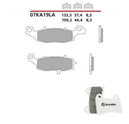 Front brake pads Brembo for Kawasaki ER6F 06-16 LA Road 07KA19LA