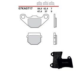 Front brake pads Brembo for kawasaki kmx 125 86-90 Genuine parts Carbon Ceramic 07KA0717