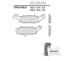 Front brake pads Brembo for Suzuki Bandit 600 00-04 LA Road 07KA18LA (Right caliper)