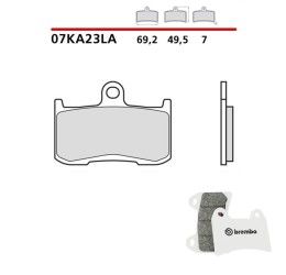 Front brake pads Brembo for Triumph Street Triple 675 R 09-13 LA Road 07KA23LA