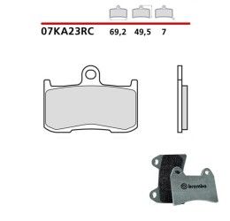 Front brake pads Brembo for Triumph Street Triple 675 R 09-13 RC extreme racing 07KA23RC