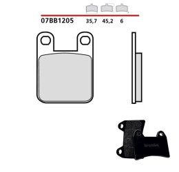 Front brake pads Brembo for Yamaha DT 50 R 09-12 Genuine parts Carbon Ceramic 07BB1205
