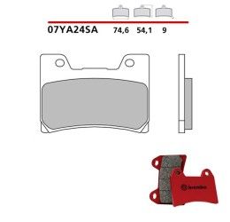 Front brake pads Brembo for Yamaha TDM 850 96-01 SA sintered Road 07YA24SA