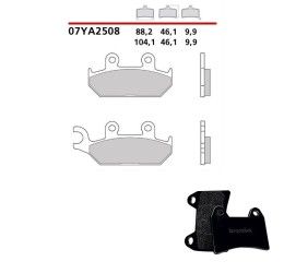 Front brake pads Brembo for Yamaha XT 600 E 90-03 Genuine parts Carbon Ceramic 07YA2508