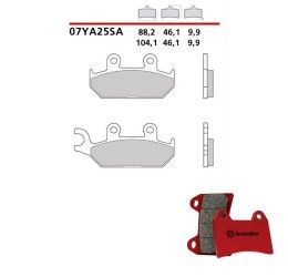 Front brake pads Brembo for Yamaha XT 600 E 90-03 SA sintered Road 07YA25SA