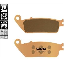 Front brake pads Galfer for Kawasaki Z 650 RS 2020 G1370 sintered street FD266G1370