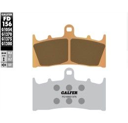 Front brake pads Galfer for Kawasaki ZRX 1200 S 02-04 G1375 sintered sport FD156G1375