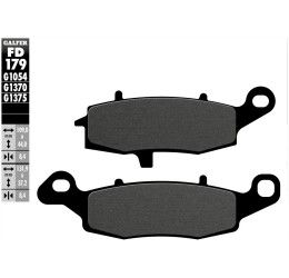 Front brake pads Galfer for Suzuki Gladius 650 ABS 2010 G1370 semi metal FD179G1054