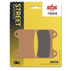 Front brake pads SBS for Aprilia Dorsoduro 1200 ABS 11-16 HS sintered street 706HS