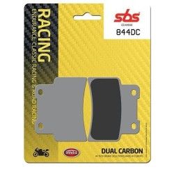 Front brake pads SBS for Aprilia Dorsoduro 900 ABS 17-21 DC Dual carbon racing 844DC